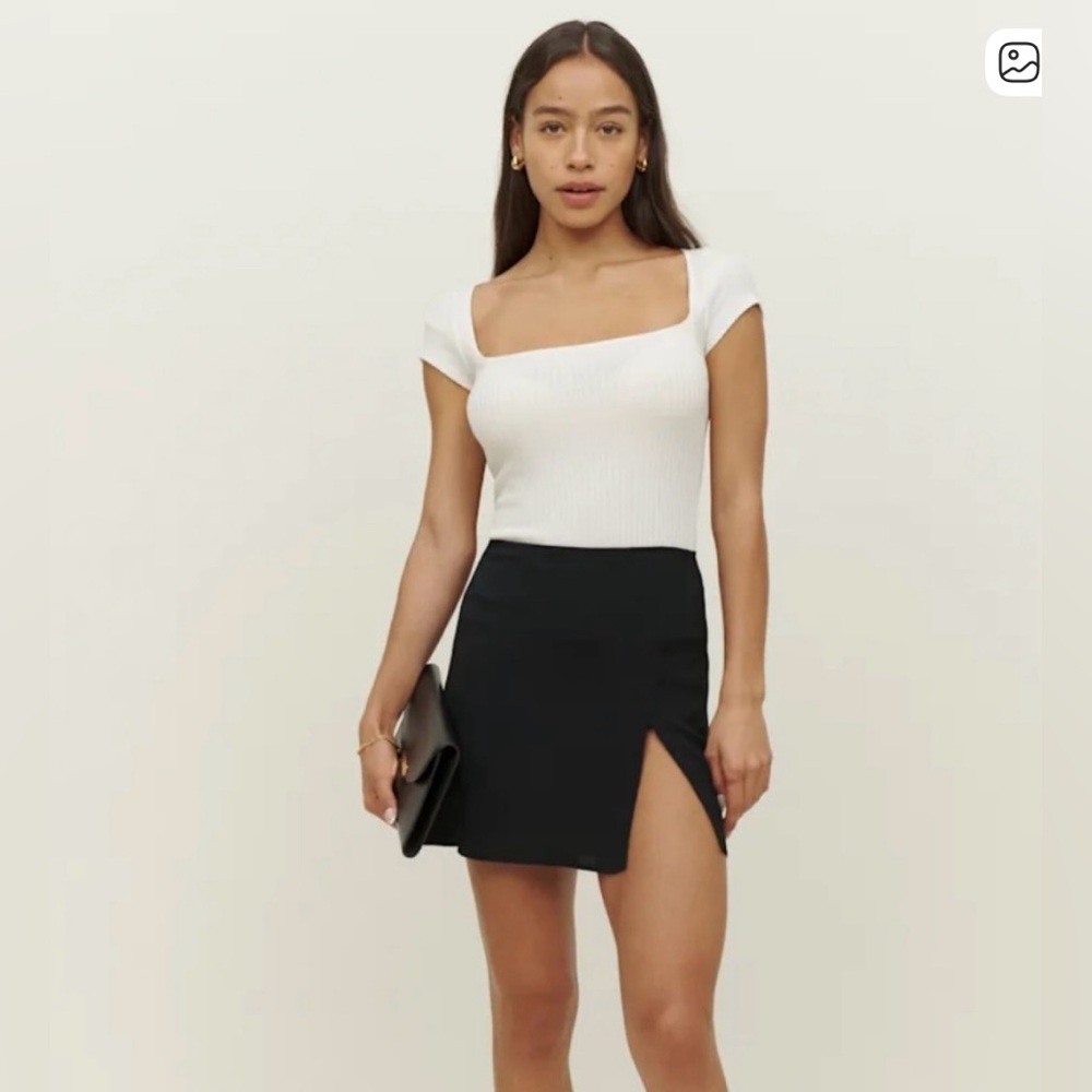 Reformation Margot High Rise Mini Skirt Size 10